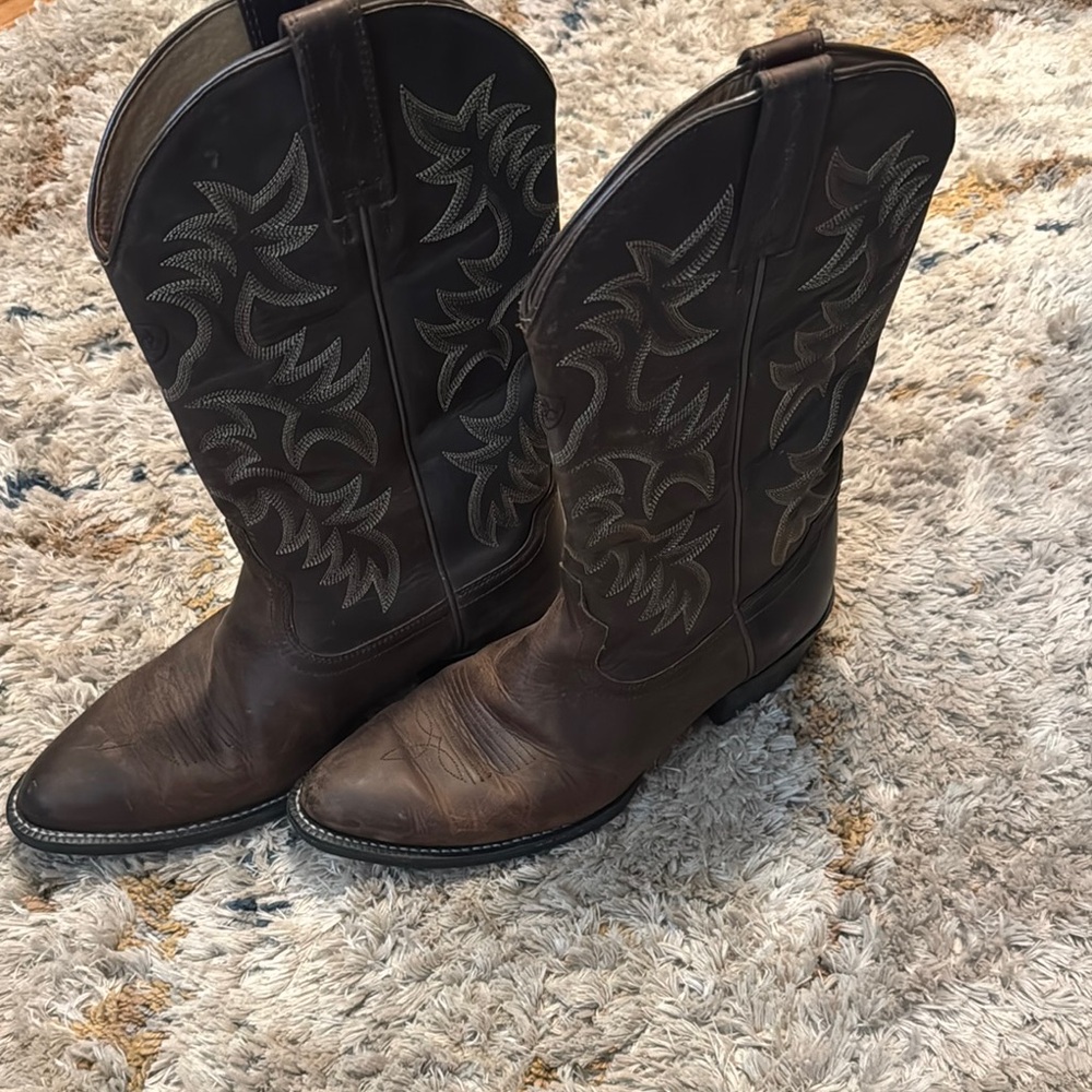 Ariat Men's Brown Leather Boots - Picture 2 of 5